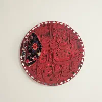 تابلو فرش برجسته کالیگرافی نقاشی آینه کاری|تابلو فرش|کرج, کوی مدرس|دیوار