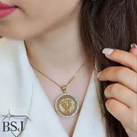 نیم ست نقره ابکاری طلا