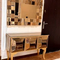 آینه و کنسول مولوکولی|بوفه، ویترین، کنسول|مهاباد (آذربایجان غربی), |دیوار