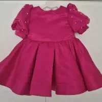 لباس مجلسی سرخابی بچگانه