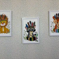 چندعدد تابلو نقاشی رنگ روغن|تابلو، نقاشی، عکس|بجنورد, |دیوار