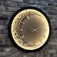 ساعت دیواری طرح ماه