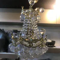 ۳ عدد لوستر کریستال نو|لوستر و چراغ آویز|یزد, |دیوار