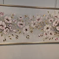 تابلو گل صورتی