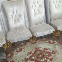 ۸ عدد صندلی پارچه مخملی وشیک