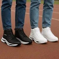 کفش ساقدار مردانه سفید و مشکی|کیف، کفش، کمربند|رشت, منظریه|دیوار