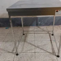 میزکار وظرفشور تک لگنه استیل درحدنو