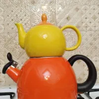 کتری سوتدار با دوقوری|قوری، کتری، قهوهساز دستی|زنجان, |دیوار