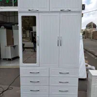 کمد 3تیکه  رنگبندی دلخواه|جاکفشی، کمد، دراور|قزوین, |دیوار