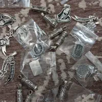 نقره انگشتر حلقه ست پلاک زنانه و مردانه