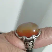 انگشتر عقیق دست ساز