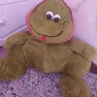 قورباغه با خانه بازی|اسباب‌بازی بچه|باغستان, |دیوار