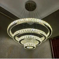لوستر الماس .کهکشانی دایره ۴حلقه.AC light|لوستر و چراغ آویز|تهران, سنگلج (شاپور)|دیوار