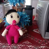 عروسک دست بافت|صنایع دستی و سایر لوازم تزئینی|یاسوج, |دیوار