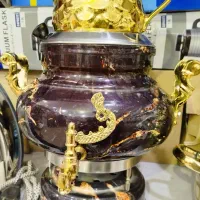 سماورگازی3کاره،کتری قوری طلایی.لوازم خانگی آل رسول|سماور، چایساز، قهوهساز|زاهدان, |دیوار