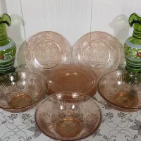 ظروف دکوری قدیمی شیشه ای