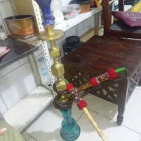 قلیان تنه برنجی قهوه خانه