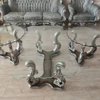 میز عسلی کنده کاری