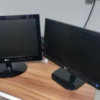 دو عدد مانیتور LG سالم