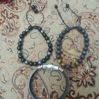 دستبند مردانه استیل مهره‌ایی چرم پاراکورد|بدلیجات|شیراز, شهرک بزین|دیوار