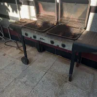 باربیکو ایستاده چهار شعله با خوراک پز مارک فلر|اجاق گاز و لوازم برقی پخت‌وپز|اهواز, کوی ملی راه|دیوار