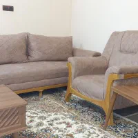 مبل مدل چستر 7نفره بامیزو عسلی|مبلمان خانگی و میز عسلی|بروجرد, |دیوار