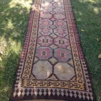 گلیم قدیمی صدساله سالم سالم هستش
