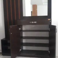 فروش جاکفشی MDF دارای آینه و رخت آویز|جاکفشی، کمد، دراور|شیراز, فرهنگ شهر|دیوار