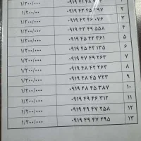 سیمکارت 919|سیم‌کارت|کرج, ساسانی (قلمستان)|دیوار