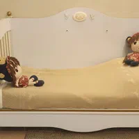 سرویس تخت خواب نوزادنوجوان دوقلوساحل چوب