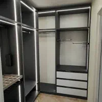 کابینت کمد دیواری دکور تی وی طراحی واجرا|جاکفشی، کمد، دراور|قم, بنیاد|دیوار