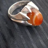 انگشتر عقیق سه پوست کهنه