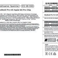 مک‌بوک پرو ۱۶ اینچ ۲۰۲۳ - M2 Pro chip|رایانه همراه|قم, صفائیه|دیوار
