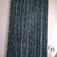 پرده مکرومه اقتصادی|پرده، رانر، رومیزی|چهاردانگه (تهران), |دیوار