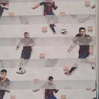 پرده زبرا ورزشی بارسلونا|پرده، رانر، رومیزی|تهران, سازمان برنامه جنوبی|دیوار