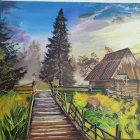 تابلو نقاشی رنگ روغن