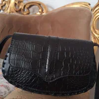 کیف دوشی تمام چرم دست دوز نو