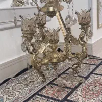 لوستر و ساعت برنز|لوستر و چراغ آویز|زنجان, |دیوار