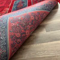 فرش 1200 شانه با نقشه کتیبه لاکی سبز تهران|فرش|قائن, |دیوار