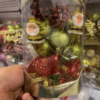 درخت کریسمس ۶۰ تا ۲۱۰ سانت وآویز و اکسسوری کریسمس|گل مصنوعی|قزوین, |دیوار