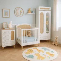 تخت و کمد سیسمونی نوزاد