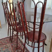 میز  صندلی فلزی محکم وزیبا       مناسب  باغ|میز و صندلی غذاخوری|مشهد, احمدآباد|دیوار