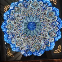 بشقاب مینا کاری شده ۳۰ سانتی متر