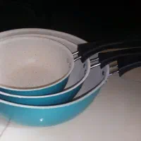 قابلمه ی 5 پارچه تازه لعاب کاری شده