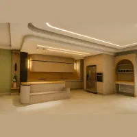 دکوراسیون داخلی لوکس طلایی
