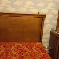 تخت خواب دونفره طلایی