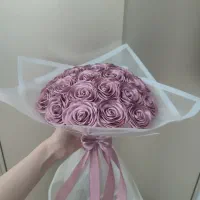 دسته گل روبانی آماده