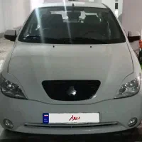 تیبا ۱۴۰۰ پلاک تهران بی رنگ و سالم کارمندی تک برگ