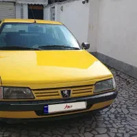 پژو ۴۰۵ تاکسی عمومی ع پلاک دوگانه سوز مدل ۹۱