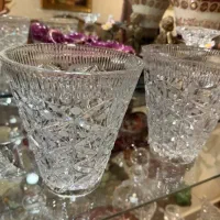 گلدان جفت کریستال اصل چک